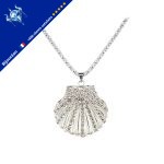 Collier coquille saint Jacques argent